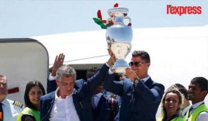 Retour triomphal au Portugal pour Ronaldo et les siens