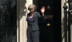 Sortie de Theresa May du 10 Downing street