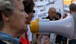 Marseille : manifestants en colère devant la mairie