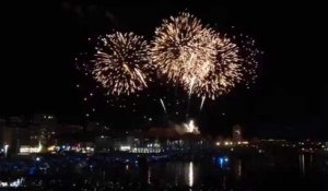 14-Juillet : le feu d'artifice illumine le Vieux-Port à Marseille
