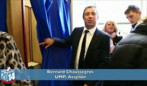Municipales en Avignon : Bernard Chaussegros (UMP) a voté