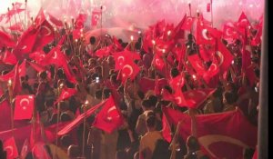 Manifestation de soutien à Erdogan en Turquie