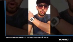 Daesh cible Marseille, un Marseillais répond et menace violemment l'Etat Islamique (Vidéo)