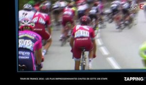 Tour de France 2016 : Christopher Froome, Tom Dumoulin... Les plus impressionnantes chutes de la 19e étape (Vidéo)