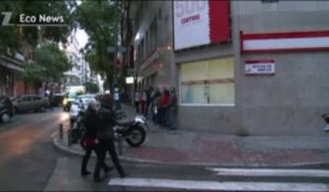 Le chômage en Espagne dépasse les 25%