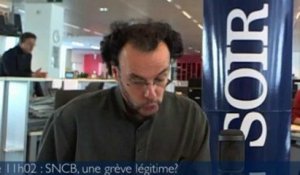 Le 11H02 : SNCB : « Une grève inévitable mais pas forcément efficace »