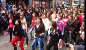 Flashmob au centre de Verviers