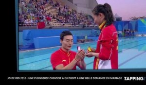 JO de Rio 2016 : Une plongeuse chinoise remporte l'argent et se fait demander en mariage au pied du podium (Vidéo)