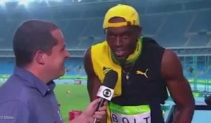 JO 2016 : Usain Bolt chante du Bob Marley pour célébrer sa médaille d'or (Vidéo)