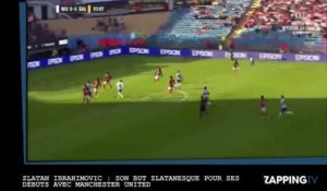 Zlatan Ibrahimovic : Son but zlatanesque pour ses débuts avec Manchester United (vidéo)