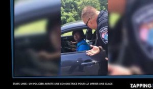 Etats-Unis : Un policier arrête une conductrice pour lui offrir une glace (Vidéo)