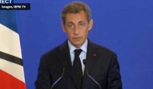 Nicolas Sarkozy: "c'est la guerre, il n'y a pas d'autre choix que de la gagner"