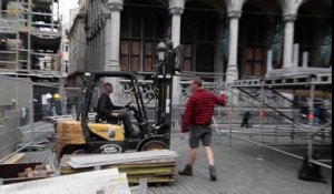 Fin de la rénovation des façades de la grand'place de Bruxelles
