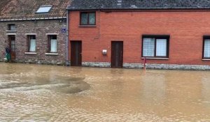 Grosses inondations à Harmignies
