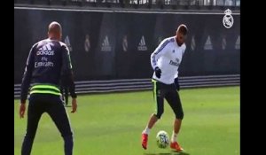 L'entraînement personnel de Zidane pour Karim Benzema