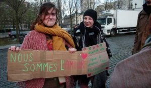 Les indignés de #NuitDebout manifestent pour la première fois à Bruxelles