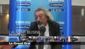 Le grand oral Le Soir/RTBF avec Laurent Busine