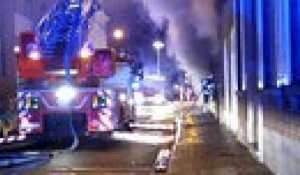 Mouscron: violent incendie dans la rue des Brasseurs