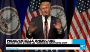 Présidentielle US : En s'attaquant à la famille d'un soldat, Donald Trump s'attire les foudres des Républicains