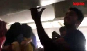 Accident d'avion à Dubaï: l'évacuation par les toboggans filmée par un passager