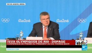 Scandale de dopage en Russie : conférence de presse du président du CIO