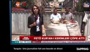 Turquie : Une journaliste fait une bourde en direct (Vidéo)