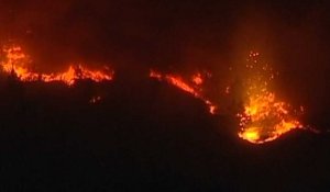 Canaries : de violents incendies ravagent l'ile de la Palma 