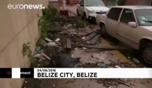 Tempête tropicale au Belize