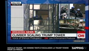 Donald Trump : Un homme escalade la Trump Tower pour lui parler =