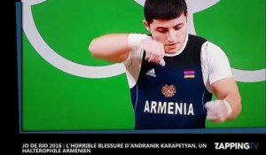 JO de Rio 2016 : L'horrible blessure de l'haltérophile arménien Andranik Karapetyan