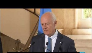 Syrie : l'envoyé de l'ONU Staffan de Mistura évoque une attaque chimique sur Alep