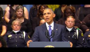 A Dallas, l'hommage de Barack Obama aux cinq policiers tués