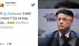 Le coiffeur de François Hollande payé 9 895 euros brut par mois