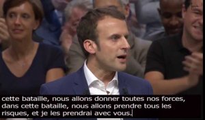 Macron promet la victoire en 2017 à ses partisans