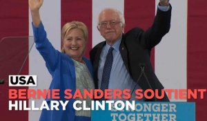 Sanders : "Hillary Clinton fera une merveilleuse présidente"