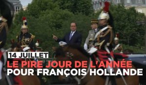 14 juillet : le pire jour de l'année pour François Hollande