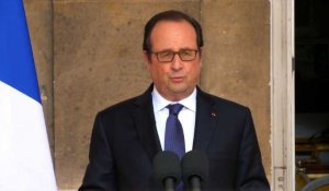 Hollande annonce la fin de l'opération Sangaris en octobre