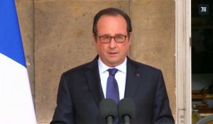 François Hollande annonce l'envoi du porte-avions "Charles-de-Gaulle" au Moyen-Orient