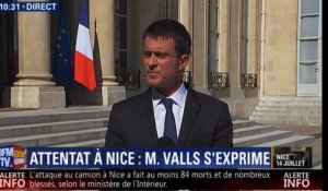 Attentat de Nice : Valls annonce 3 jours de deuil national