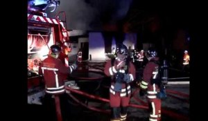 Incendie dans les entrepôts de la Sodexo à Marseille