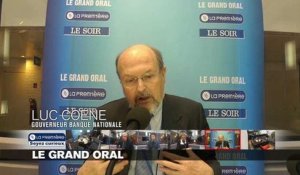 Le grand oral Le Soir/RTBF avec Luc Coene