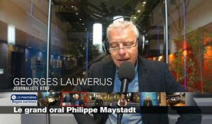 Le grand oral Le Soir/RTBF avec Philippe Maystadt