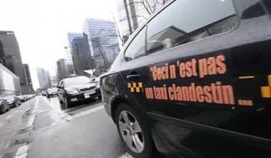 Manifestation Taxis à Bruxelles