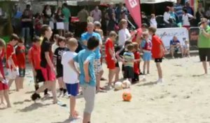 Thibaut Courtois au beach soccer de Waremme