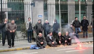 Bruxelles. Manifestation des taxis