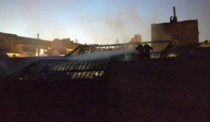 Incendie dans un garage rue Vanderstichelen, à Molenbeek