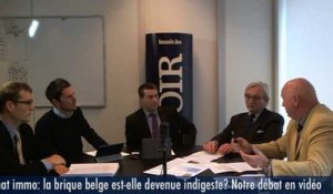 La crise, l'immobilier belge ne la sent pas