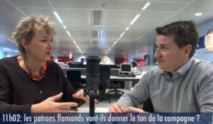 Le 11h02: «On a l'impression que les patrons flamands dictent la campagne pour la N-VA»