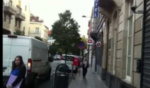 Saint-Josse: la bijouterie Özkan rue du Méridien, ce jeudi 20 septembre, après la découverte de litres d'acides toxiques