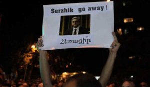 Arménie: manifestation en soutien à des opposants armés
